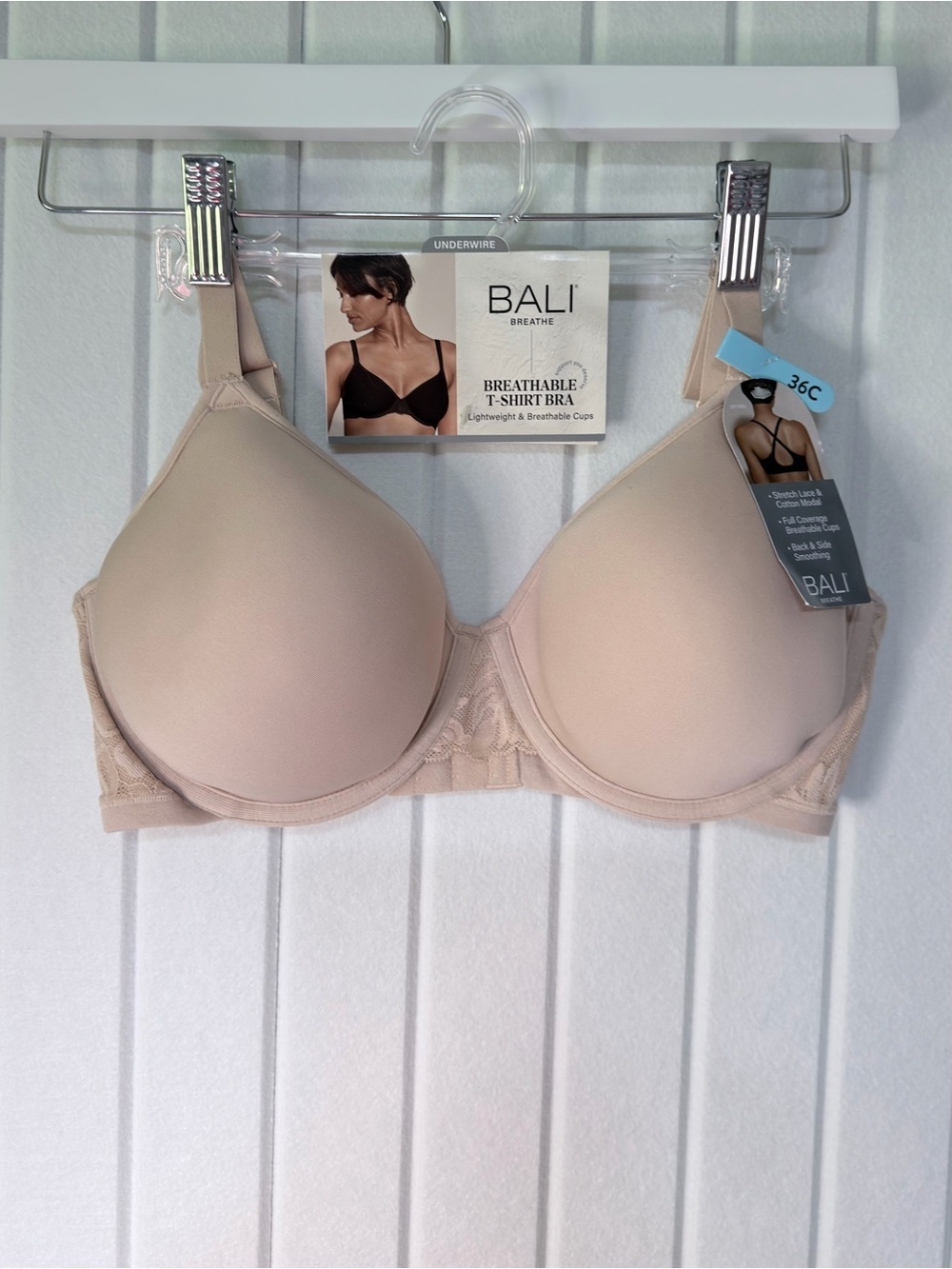 Bali Breathable T-Shirt Bra in Nude/Beige